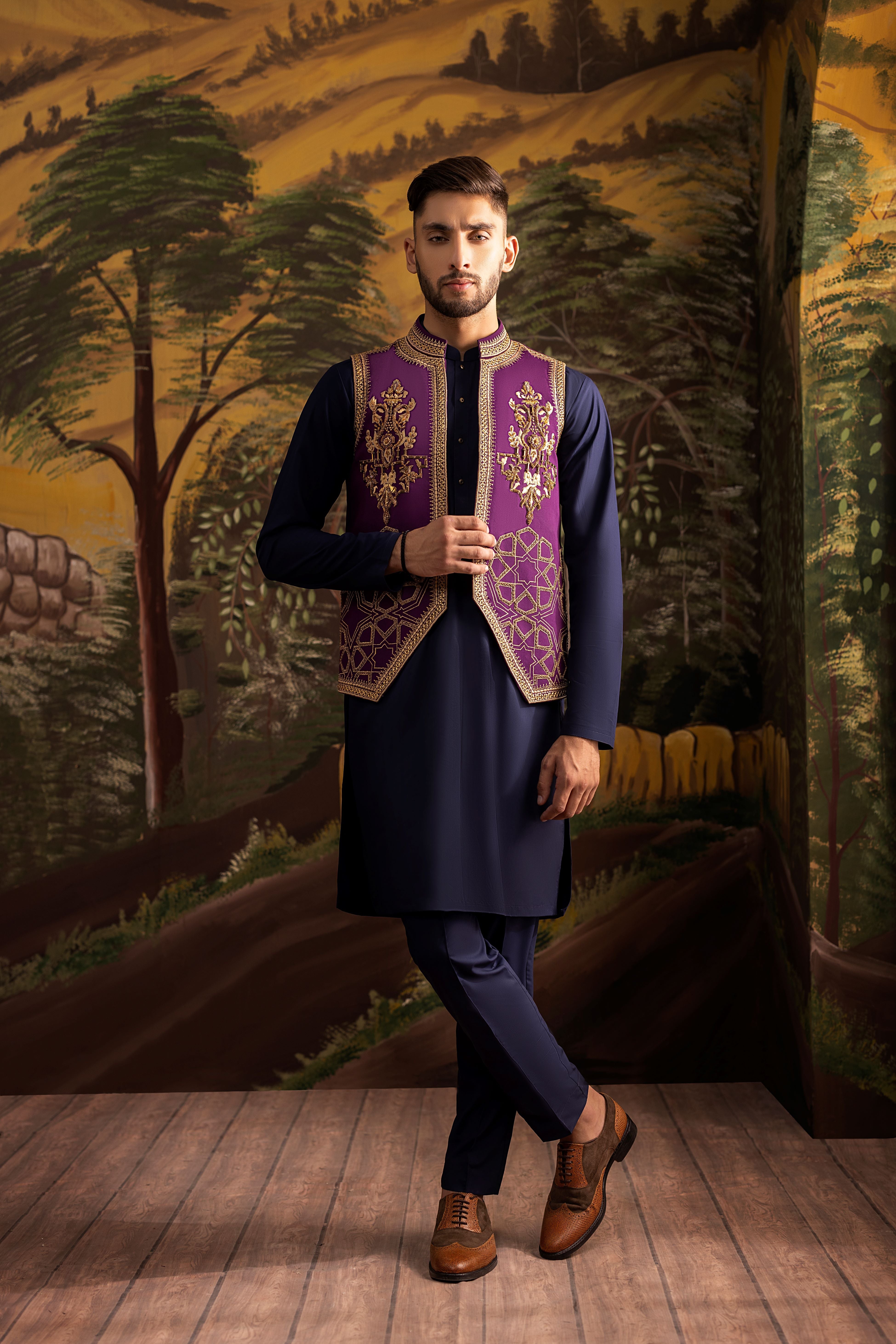 Purple Geometric & Islamic Design