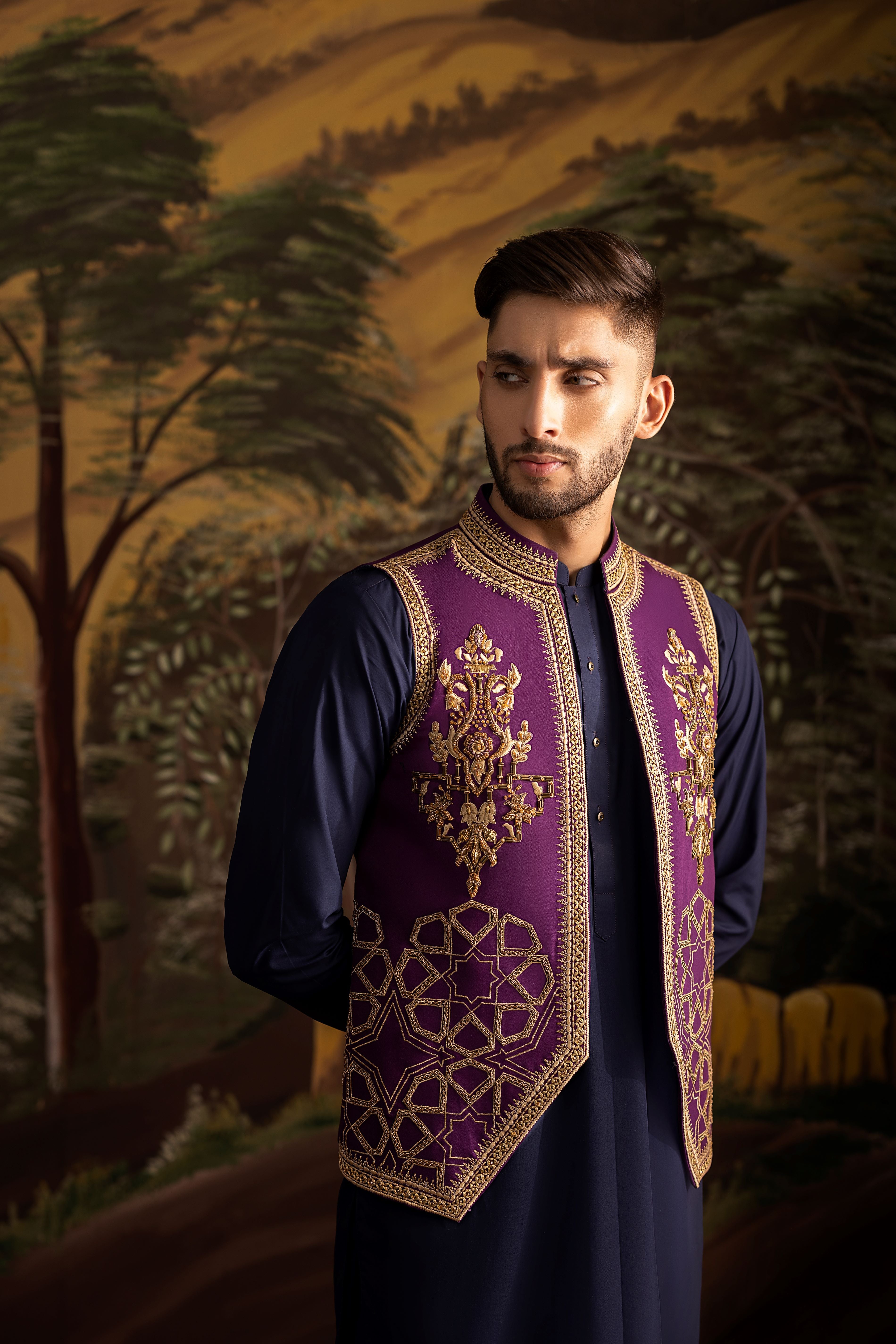 Purple Geometric & Islamic Design