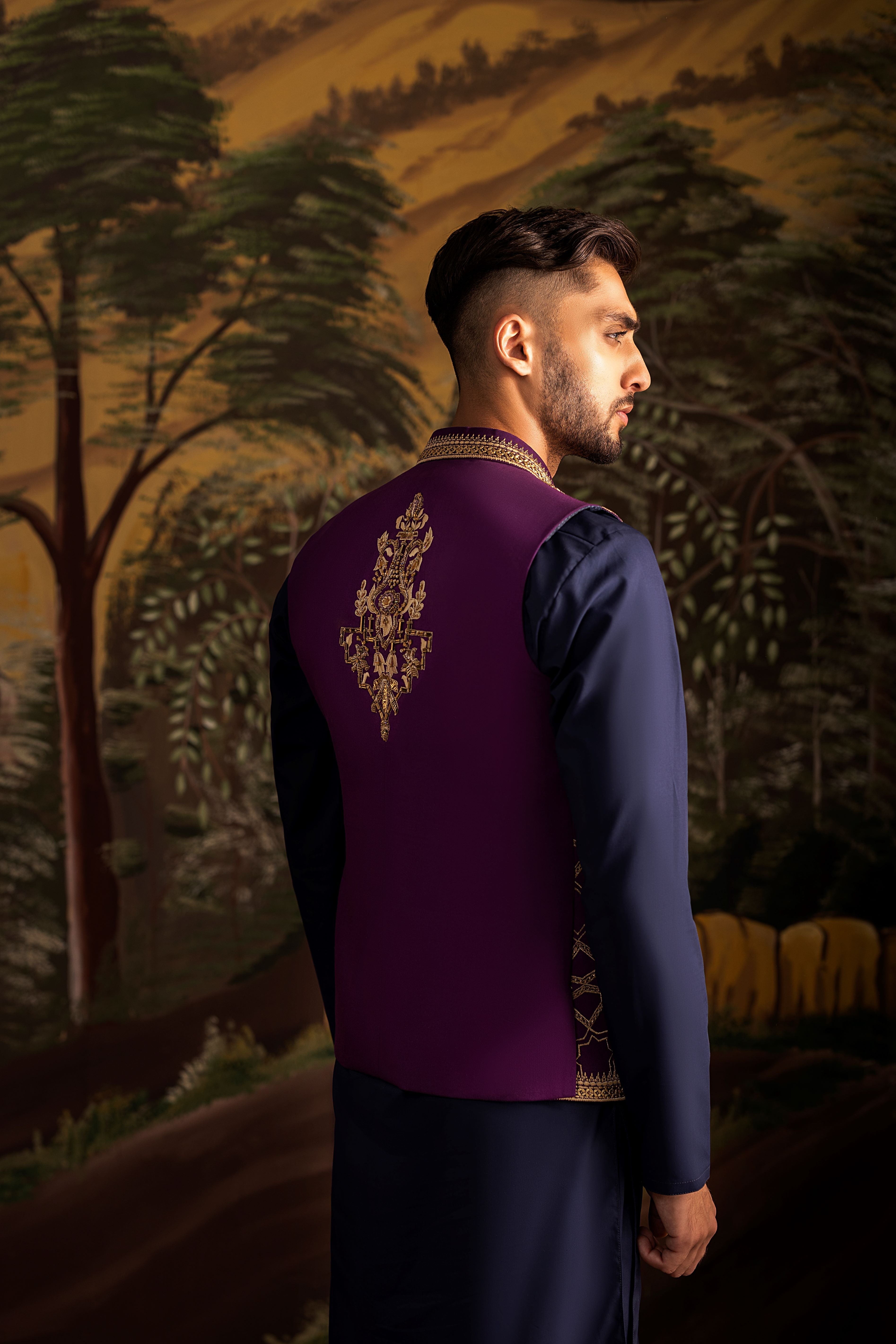 Purple Geometric & Islamic Design