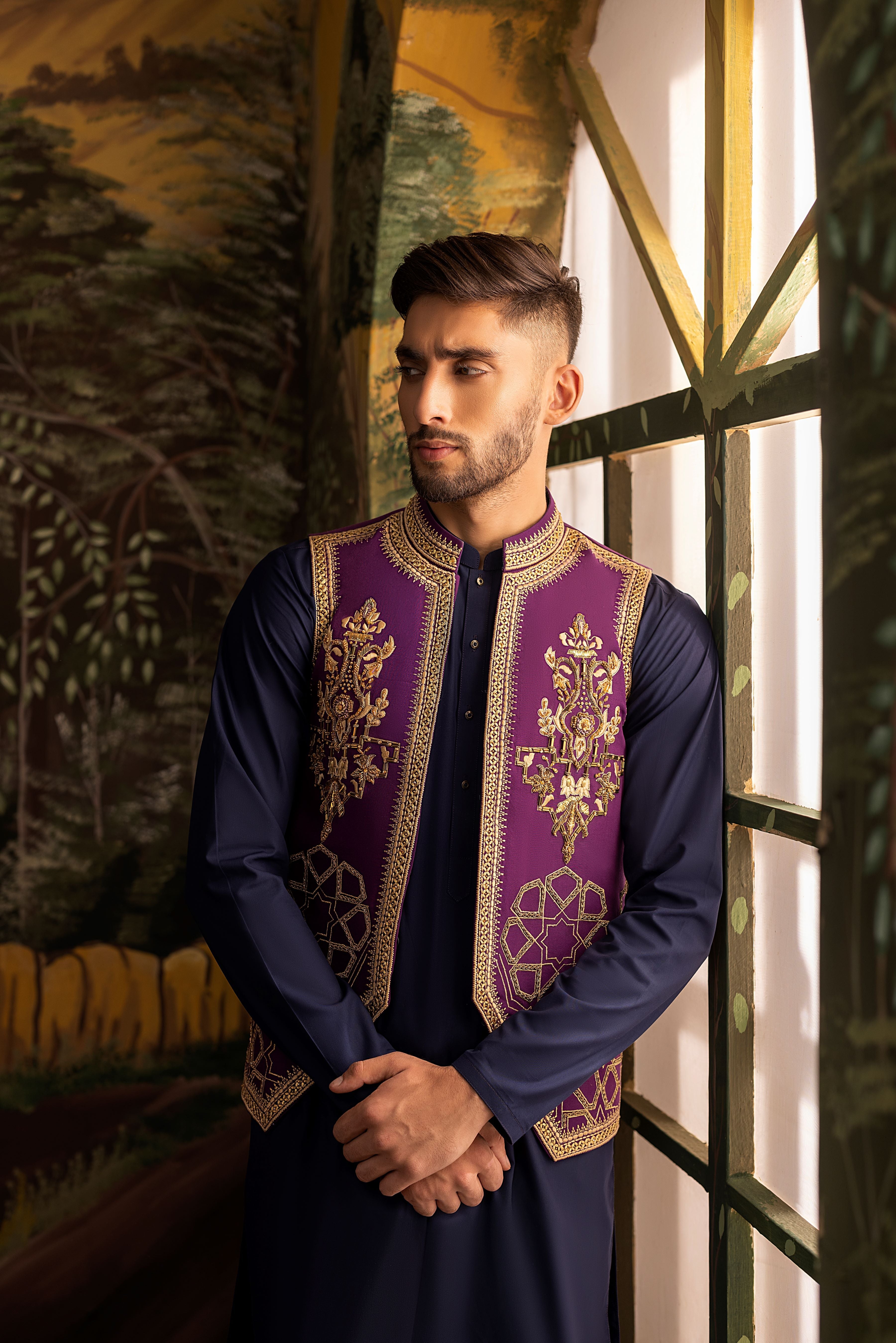 Purple Geometric & Islamic Design