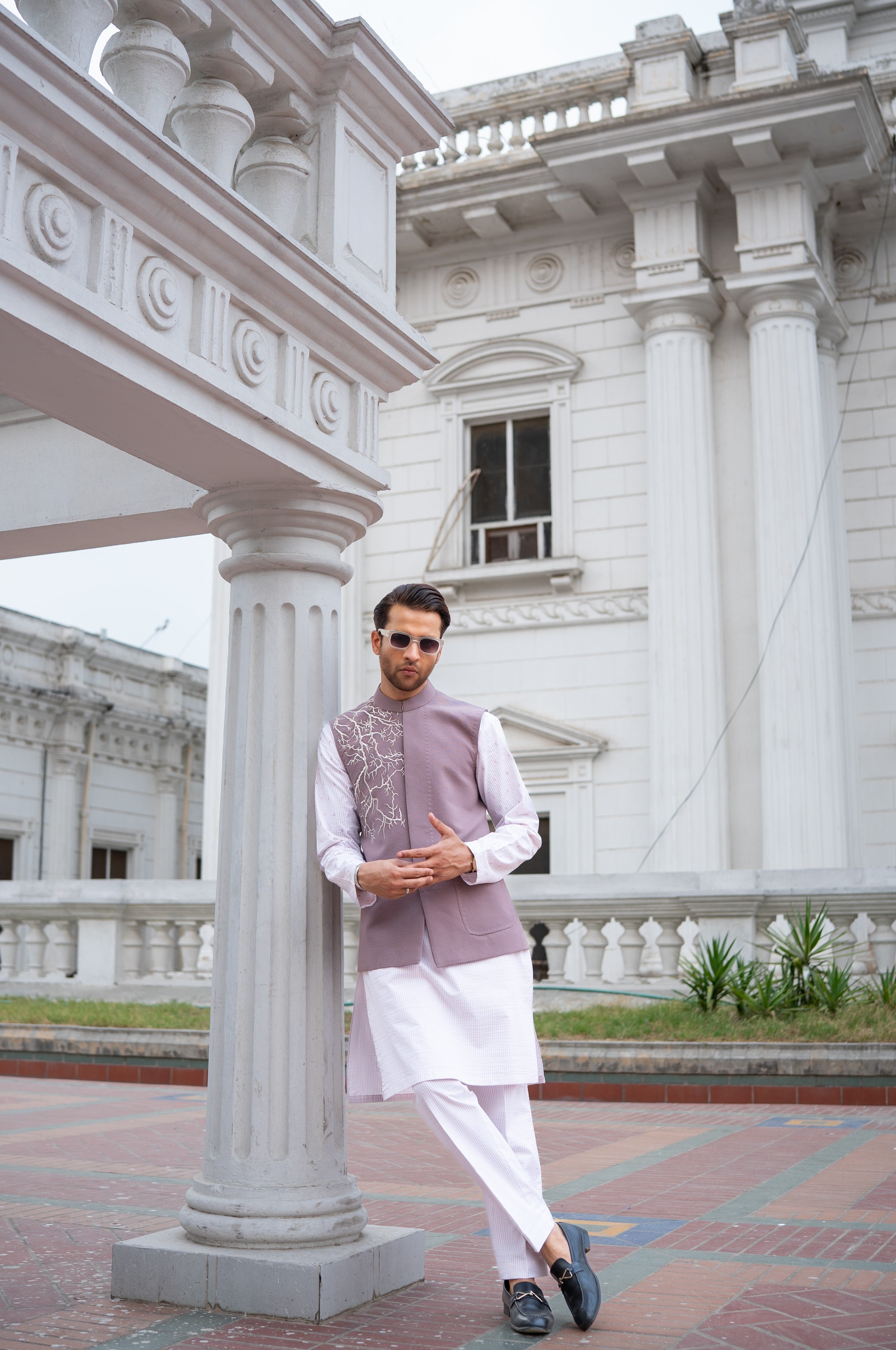 Light purple waistcoat