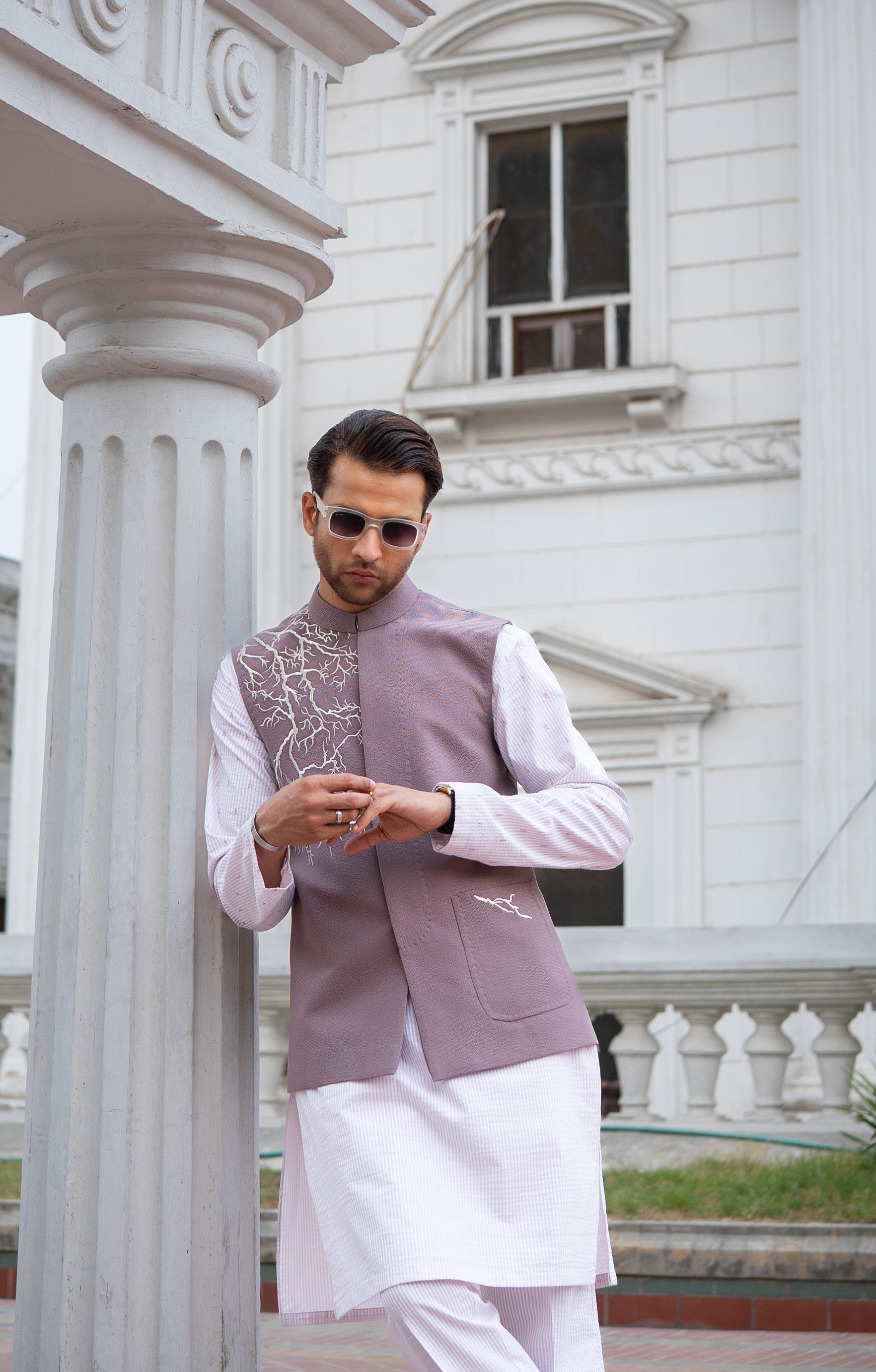 Light purple waistcoat