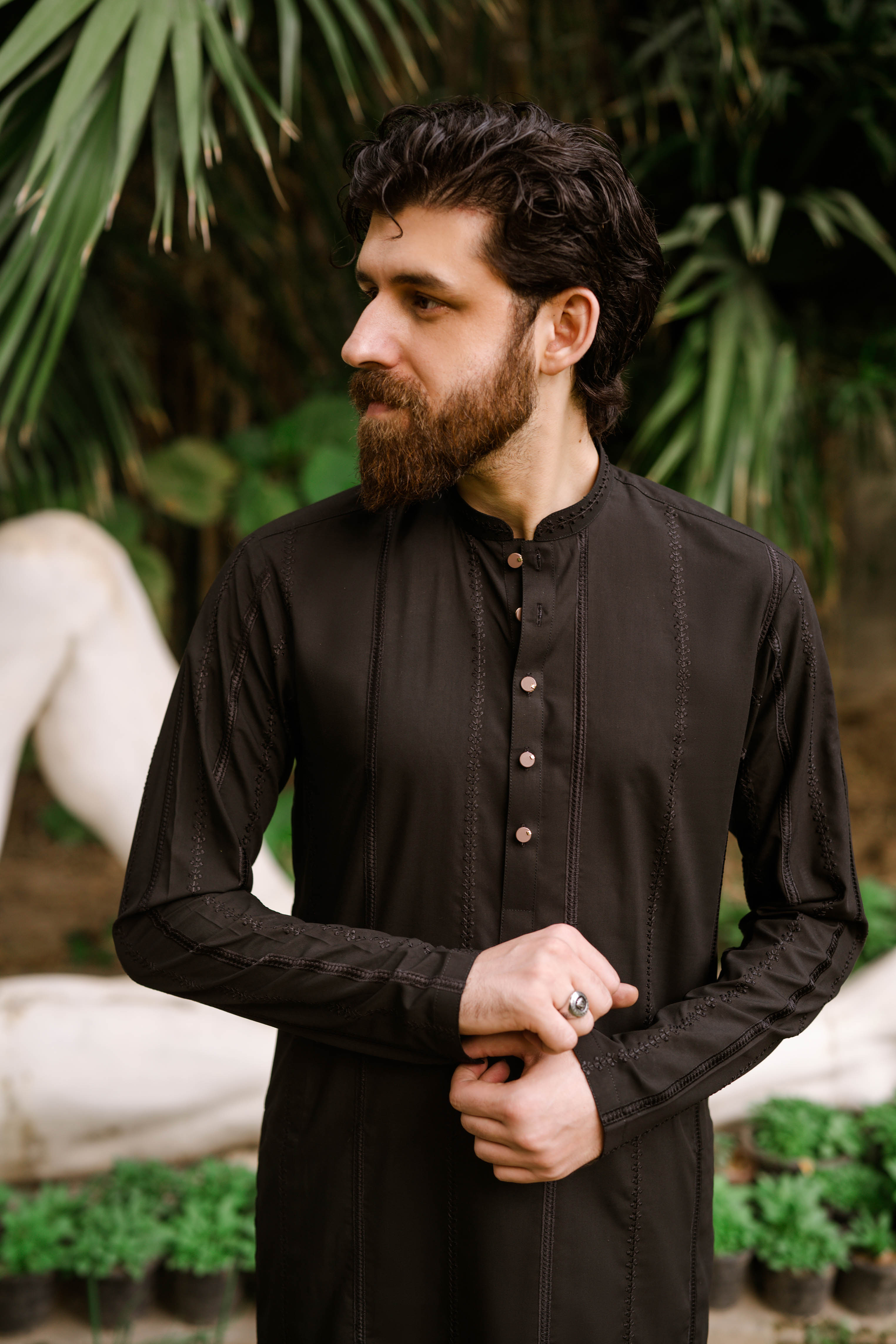 Embroidered Blended